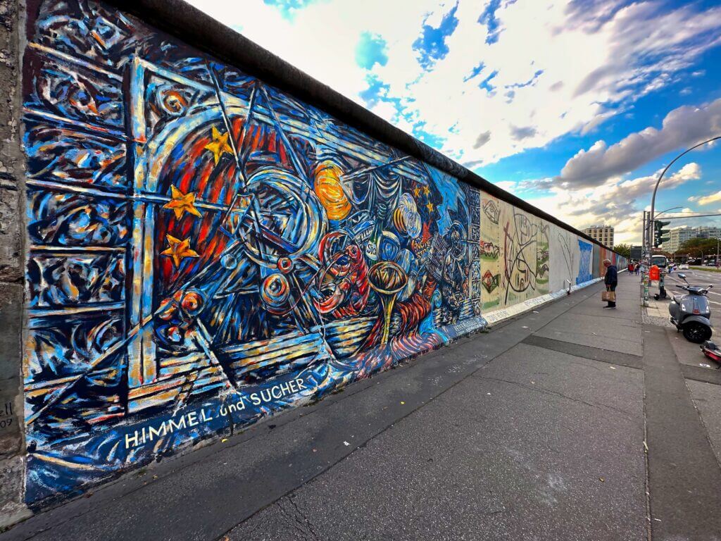 Grafitti en el muro de Berlín